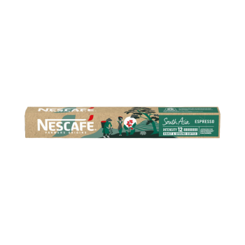 592938 Nescafe Farmers Origins South Asia Espresso 12, 10 Aluminium­ Kaffeekapseln, 46g